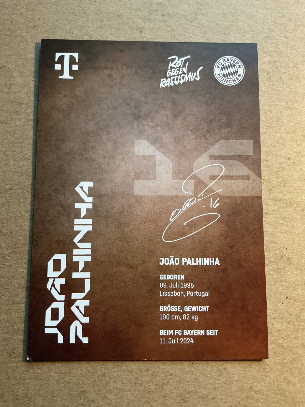 João Palhinha, Portugal 🇵🇹 FC Bayern München 2024/25 hand signed - Autographs-World