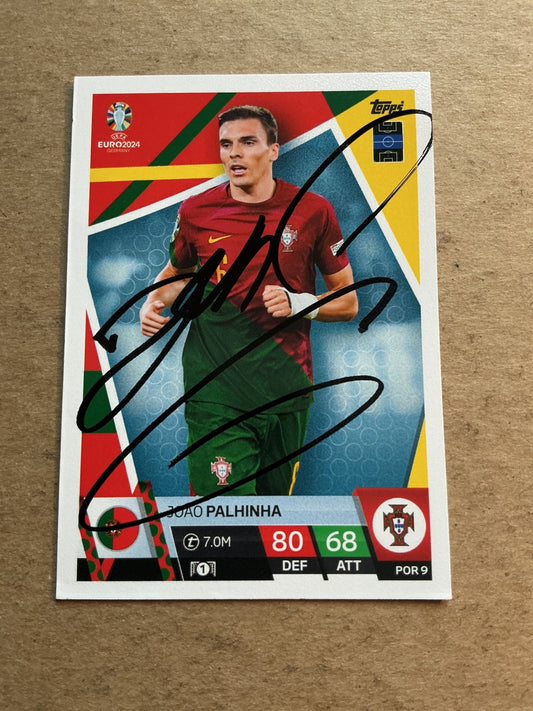 João Palhinha, Portugal 🇵🇹 UEFA Euro 2024 hand signed - Autographs-World