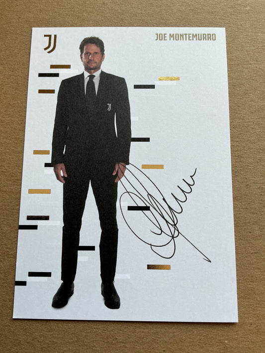 Joe Montemurro, Australia 🇦🇺 Juventus FC 2021/22 hand signed - Autographs-World
