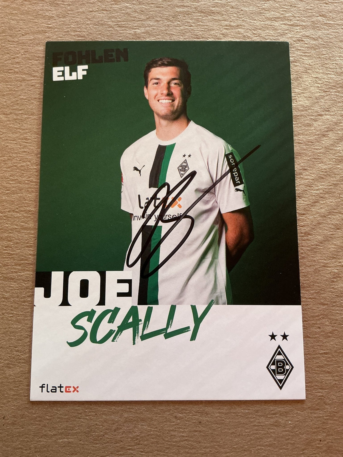 Joe Scally, USA 🇺🇸 Borussia Mönchengladbach 2022/23 hand signed - Autographs-World