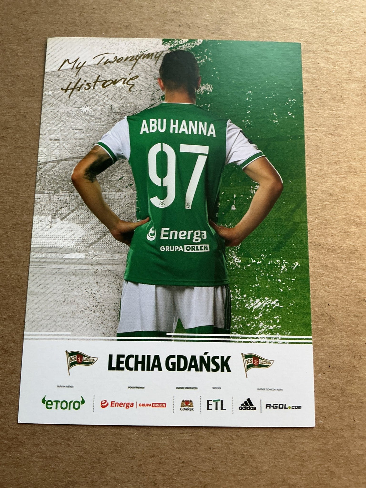 Joel Abu Hanna, Israel 🇮🇱 Lechia Gdansk 2022/23 hand signed - Autographs-World