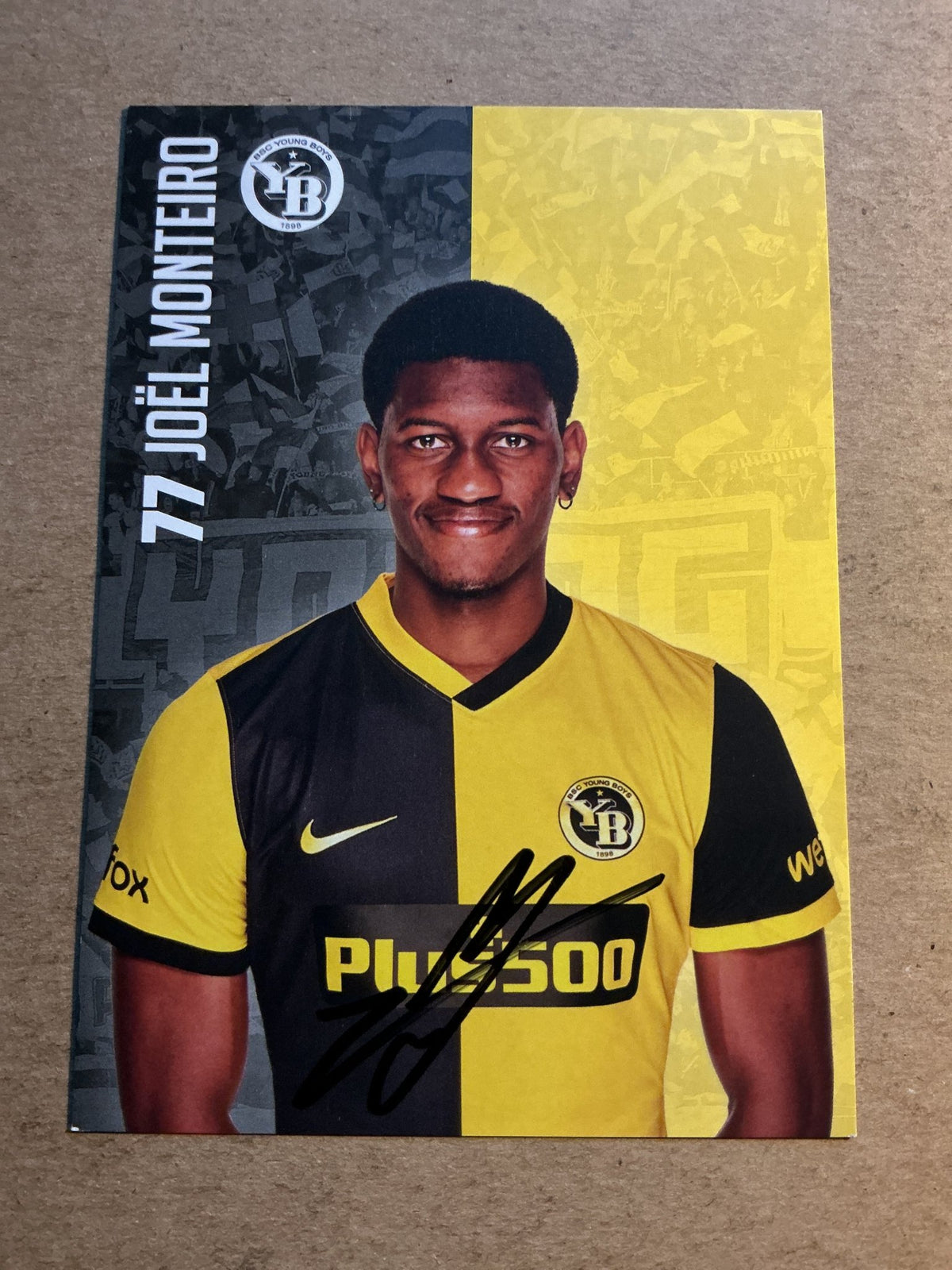 Joël Monteiro, Portugal 🇵🇹 BSC Young Boys 2021/22 hand signed - Autographs-World