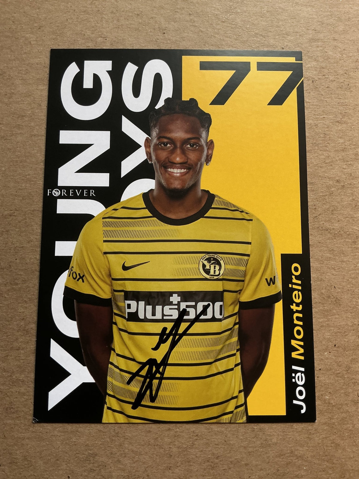 Joël Monteiro, Portugal 🇵🇹 BSC Young Boys Bern 2022/23 hand signed - Autographs-World
