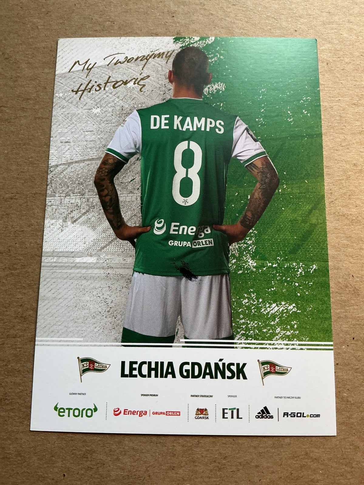 Joeri de Kamps, Netherlands 🇳🇱 Lechia Gdansk 2022/23 hand signed - Autographs-World