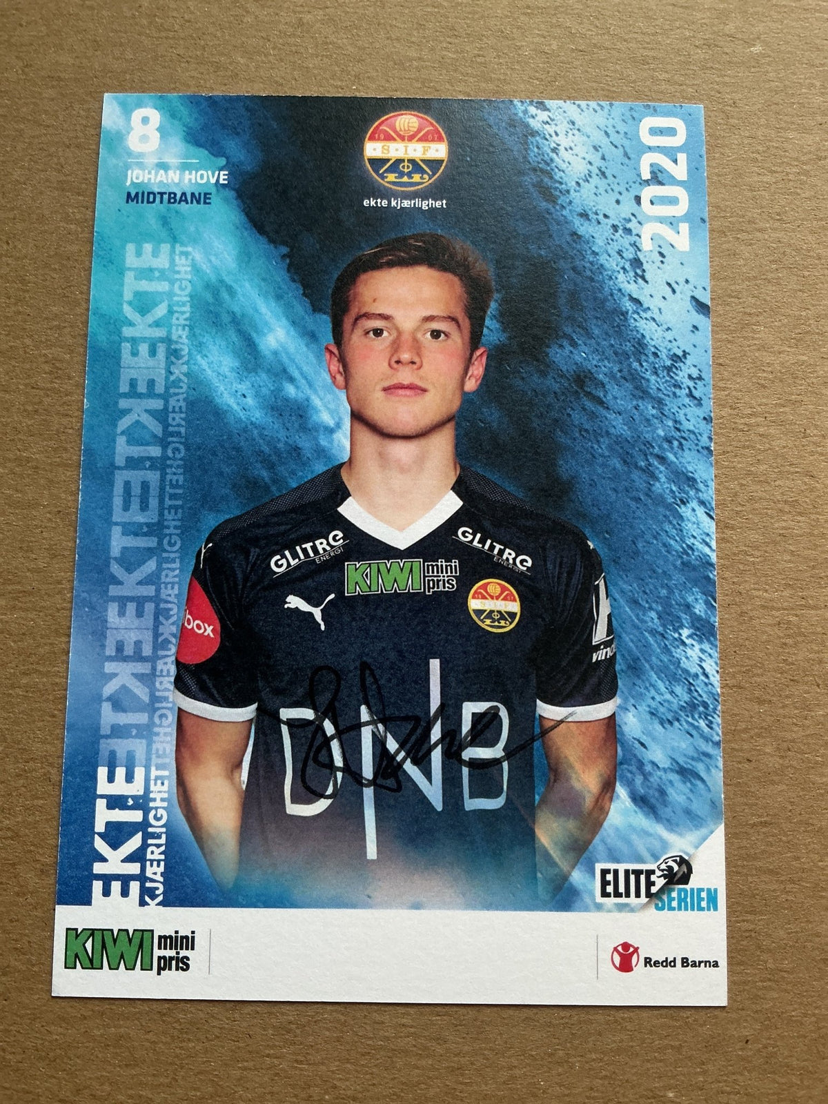 Johan Hove, Norway 🇳🇴 Strømsgodset IF 2020/21 hand signed - Autographs-World