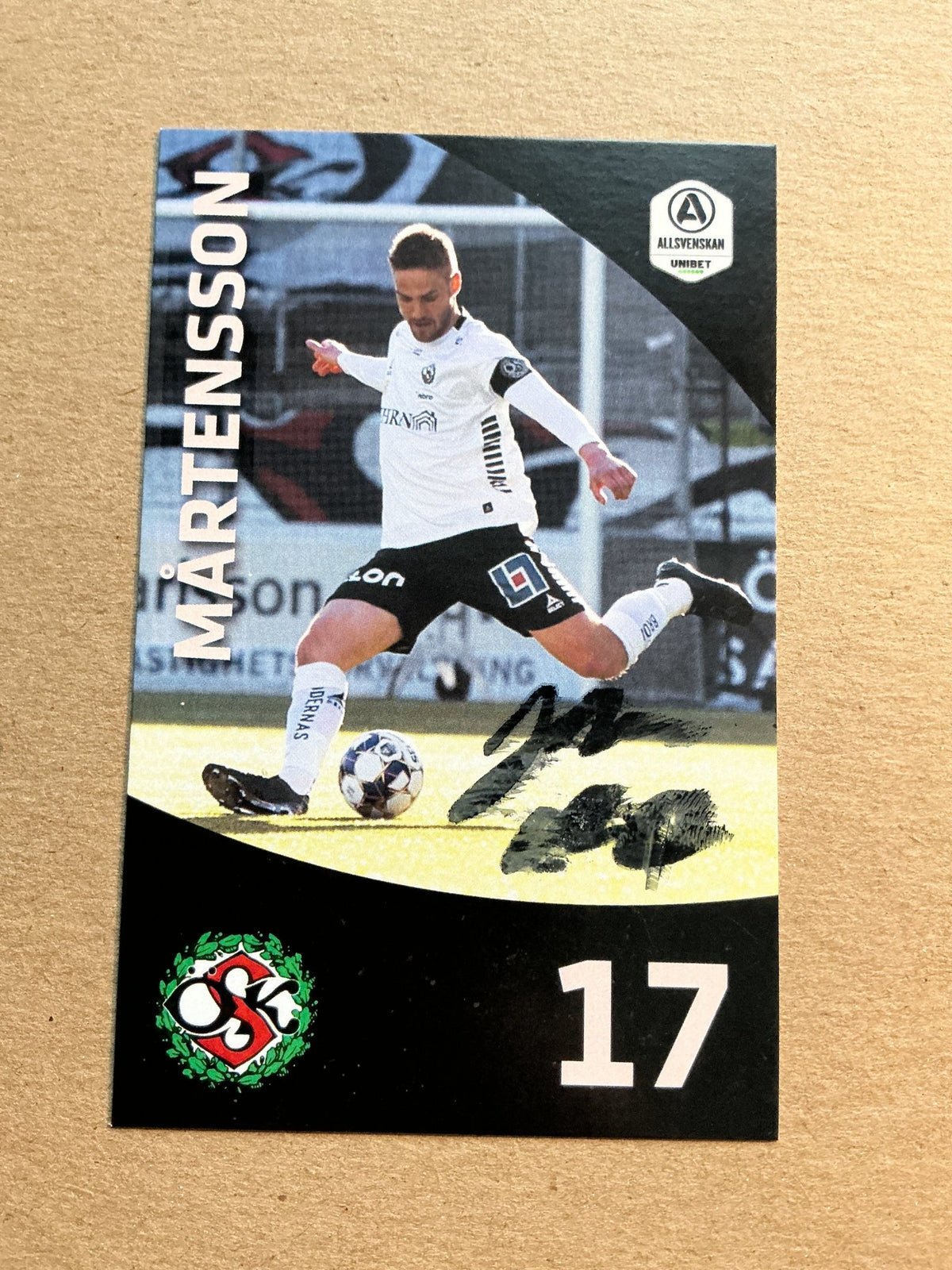 Johan Mårtensson, Sweden 🇸🇪 Örebro SK 2021/22 hand signed - Autographs-World