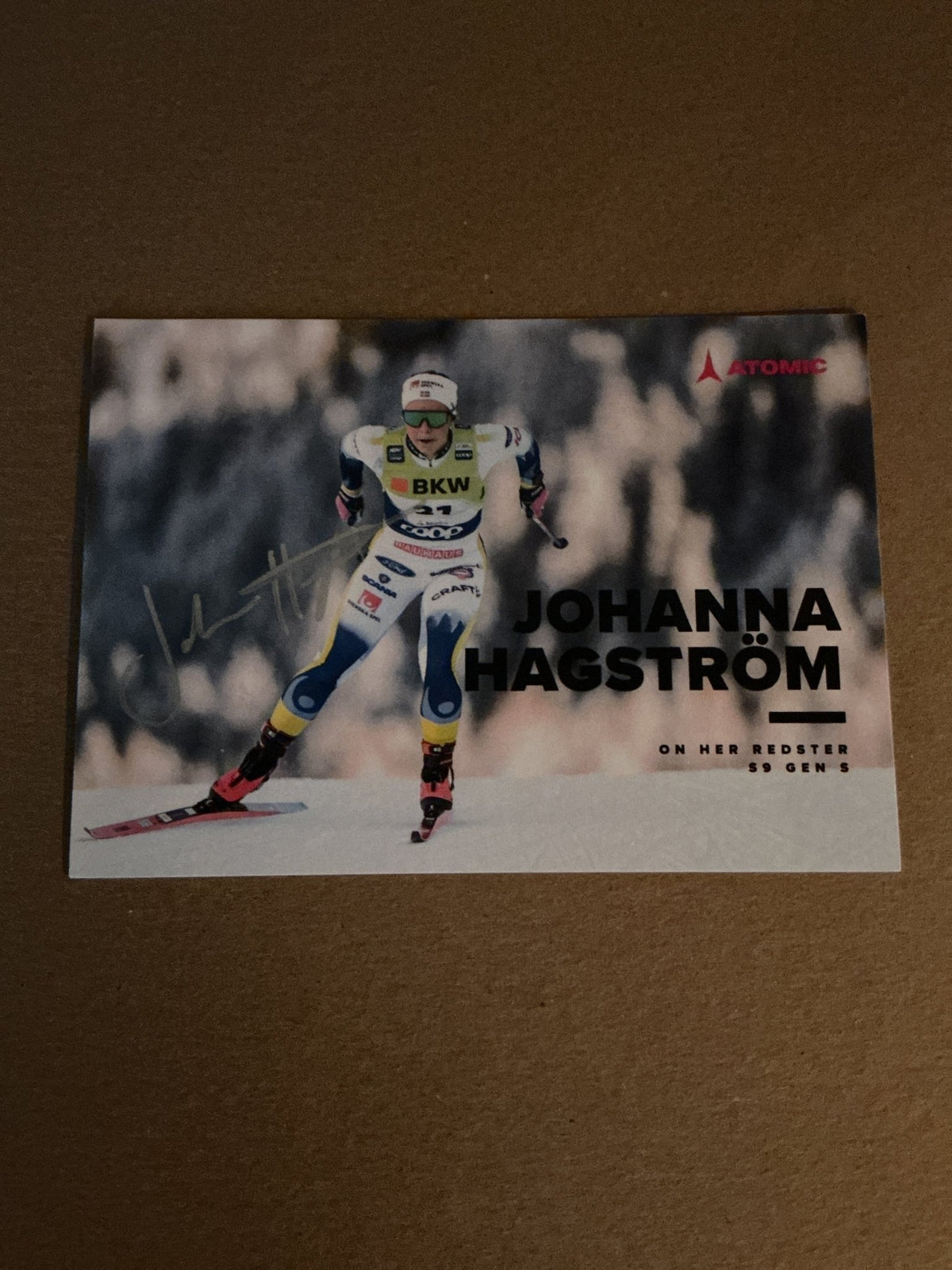 Johanna Hagström, Sweden 🇸🇪 Cross Country 2023/24 hand signed - Autographs-World