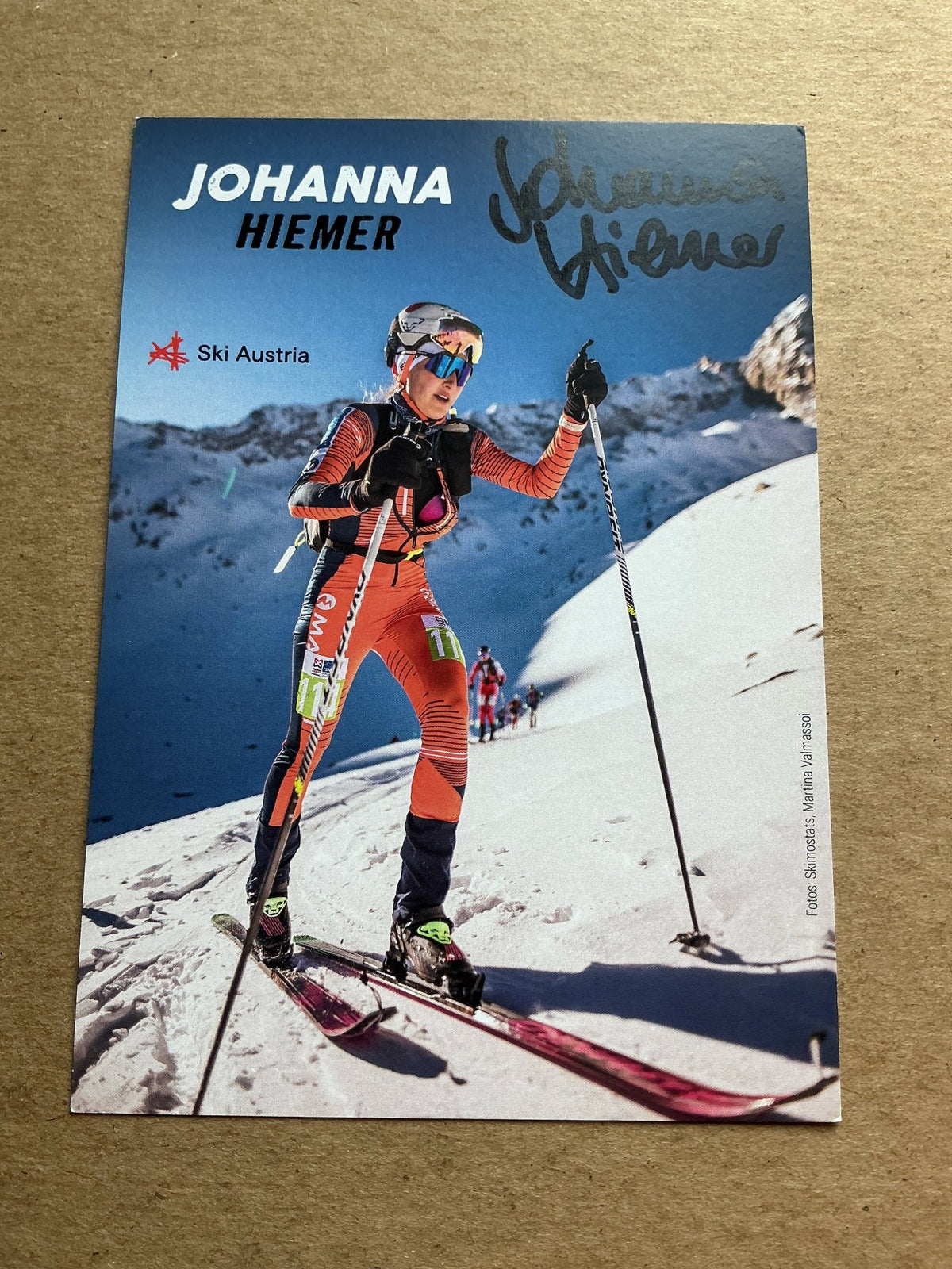 Johanna Hiemer, Austria 🇦🇹 Ski Mountaineering Winter Sports 2024/25 hand signed - Autographs-World