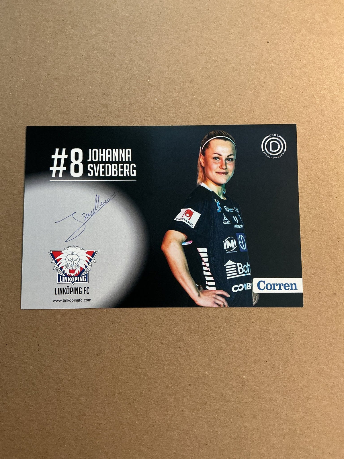 Johanna Svedberg, Sweden 🇸🇪 Linköping FC 2021/22 hand signed - Autographs-World