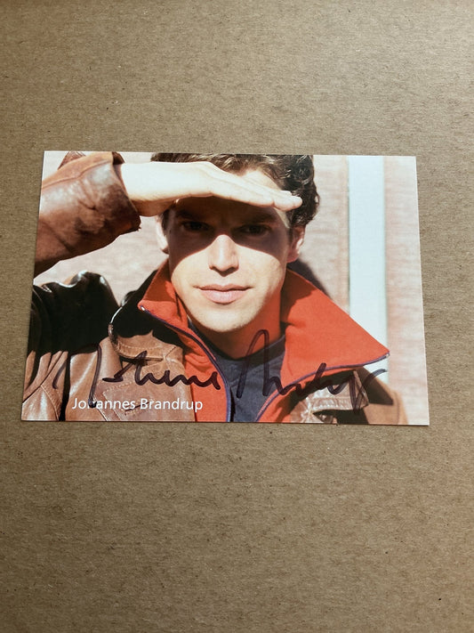 Johannes Brandrup, Germany 🇩🇪 Actor hand signed - Autographs-World