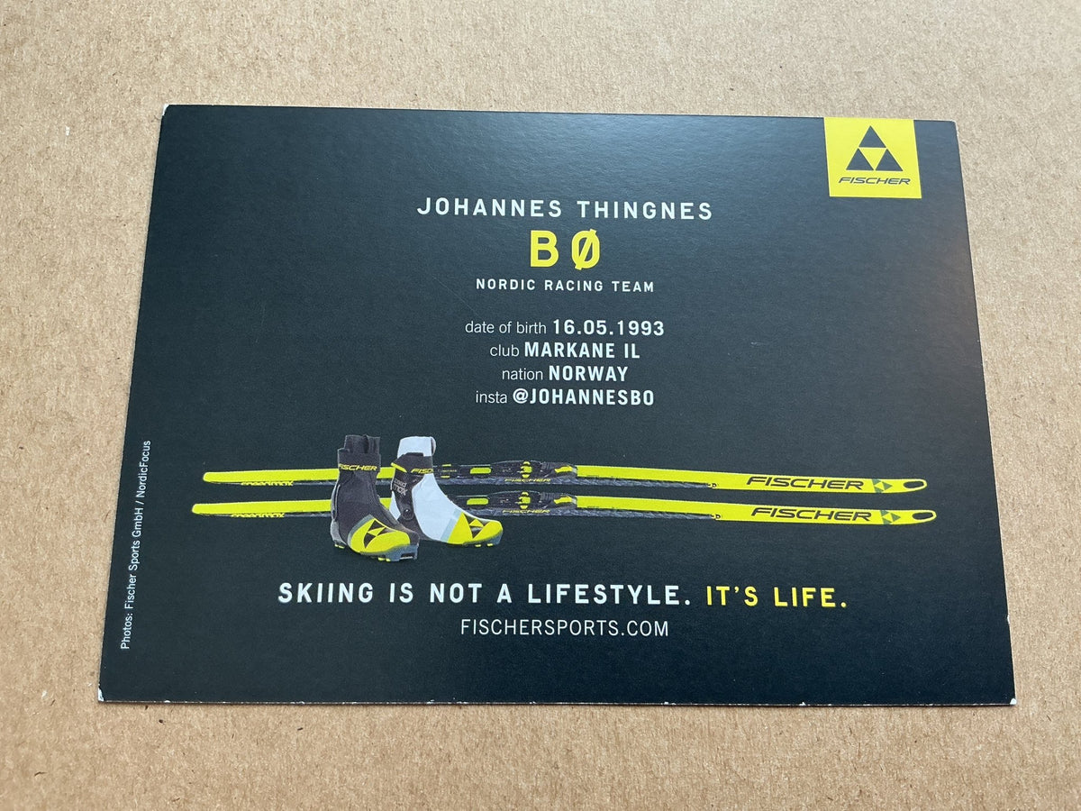 Johannes Thingnes Bø, Norway 🇳🇴 Biathlon 2024/25 hand signed - Autographs-World