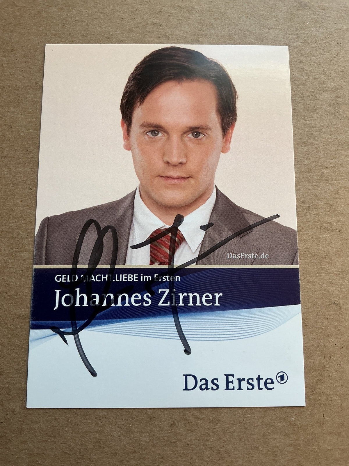 Johannes Zirner, Germany 🇩🇪 Actor 2025 hand signed - Autographs-World