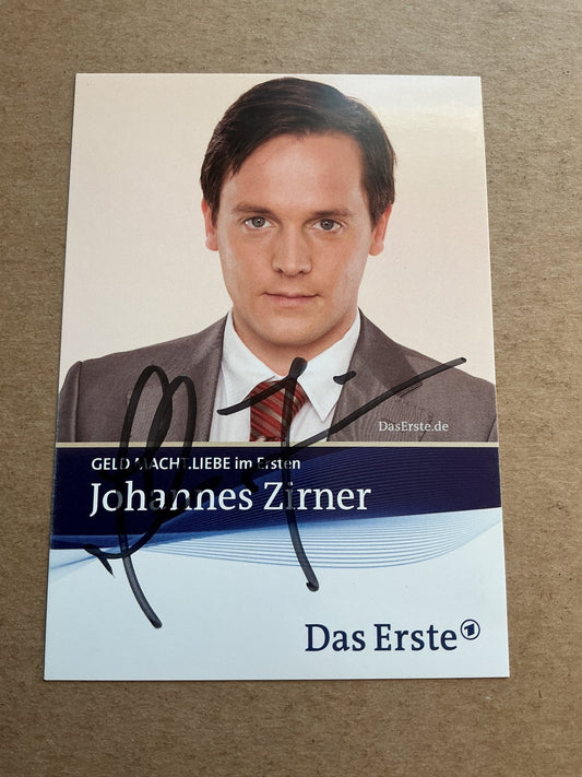 Johannes Zirner, Germany 🇩🇪 Actor 2025 hand signed - Autographs-World