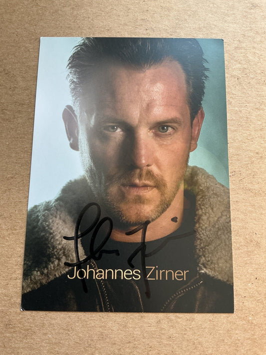 Johannes Zirner, Germany 🇩🇪 Actor 2025 hand signed - Autographs-World