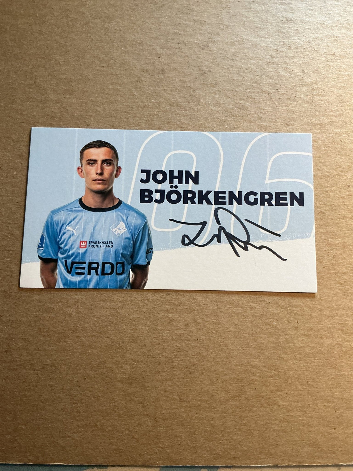 John Björkengren, Sweden 🇸🇪 Randers FC 2023/24 hand signed - Autographs-World