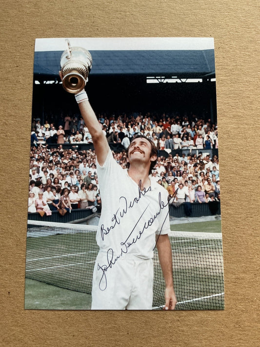 John Newcombe, Australia 🇦🇺 Tennis hand signed - Autographs-World