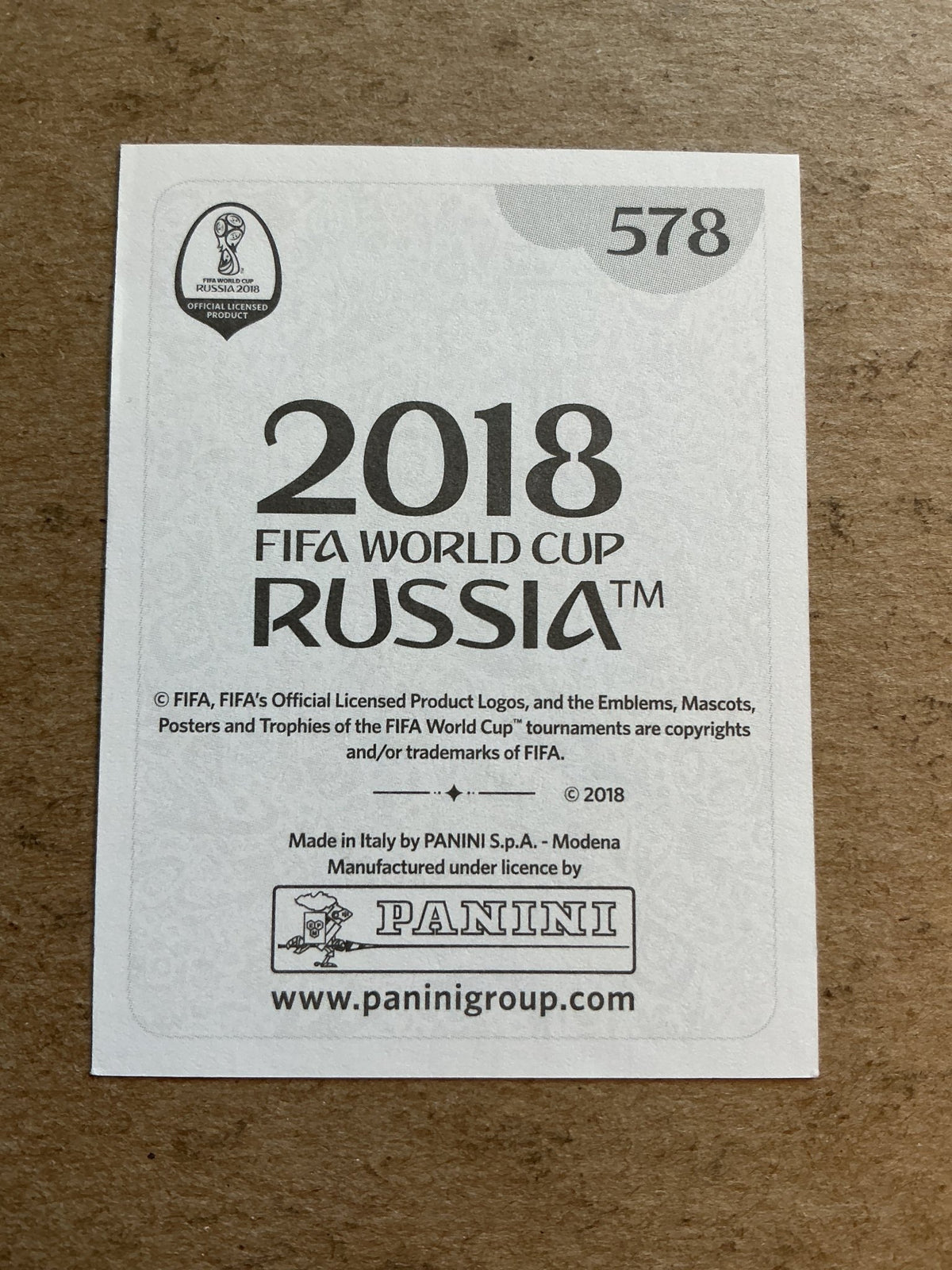 John Stones, England 🏴󠁧󠁢󠁥󠁮󠁧󠁿 FIFA World Cup 2018 Panini hand signed - Autographs-World