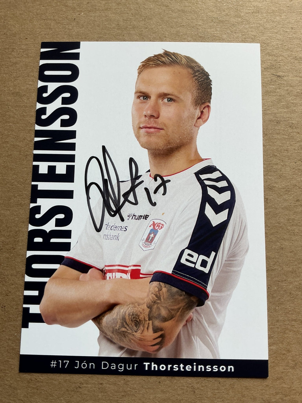 Jon Dagur Thorsteinsson, Iceland 🇮🇸 Aarhus GF 2021/22 hand signed - Autographs-World