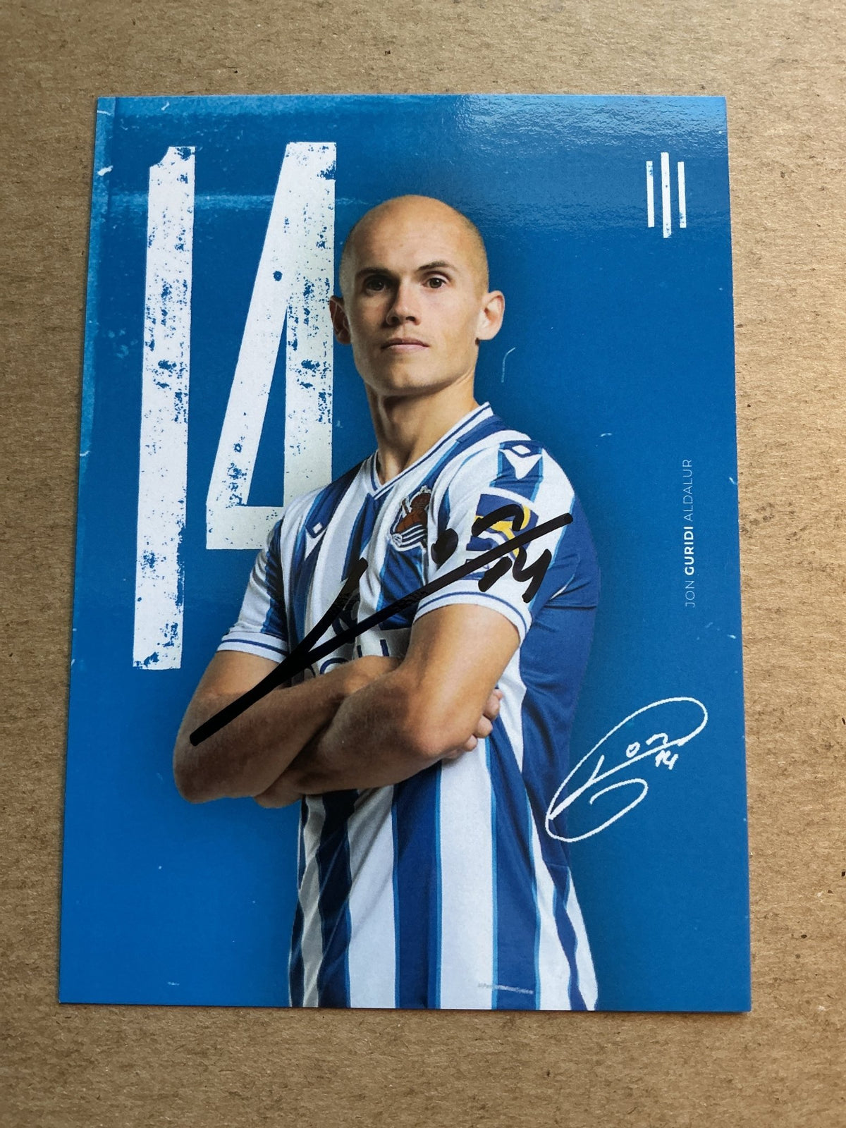 Jon Guridi, Spain 🇪🇸 Real Sociedad 2020/21 hand signed - Autographs-World