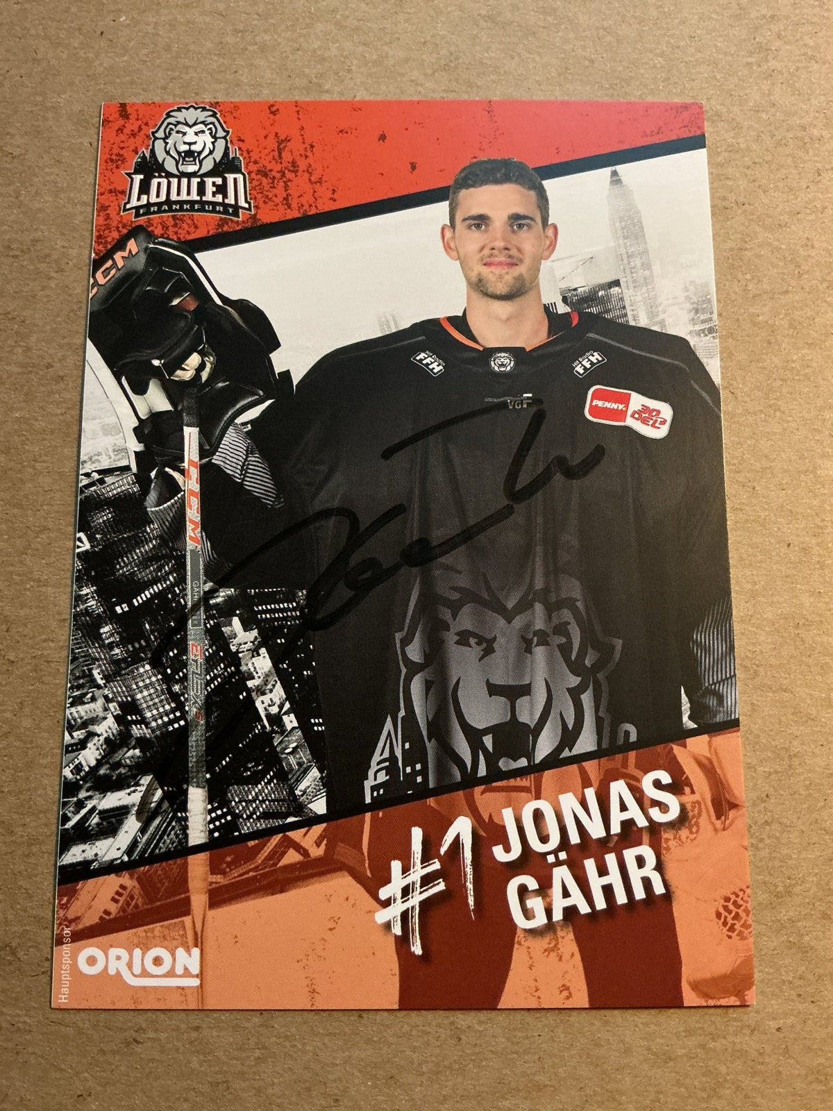 Jonas Gähr, Germany 🇩🇪 Löwen Frankfurt 2023/24 hand signed - Autographs-World