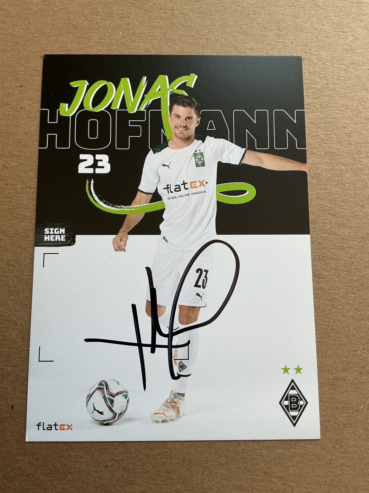 Jonas Hofmann, Germany 🇩🇪 Borussia Mönchengladbach 2021/22 hand signed - Autographs-World