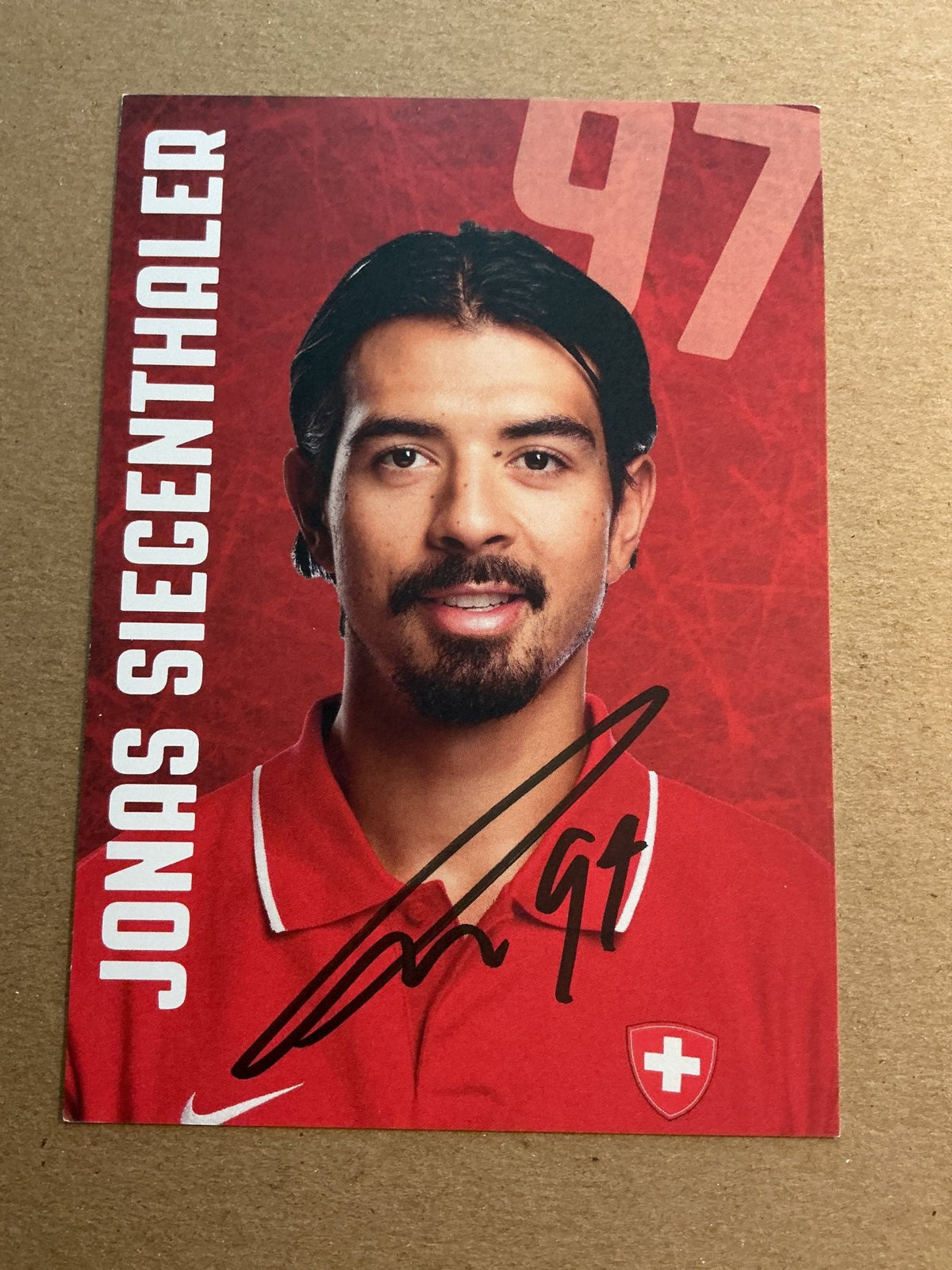 Jonas Siegenthaler, Switzerland 🇨🇭New Jersey Devils 2023/24 hand signed - Autographs-World