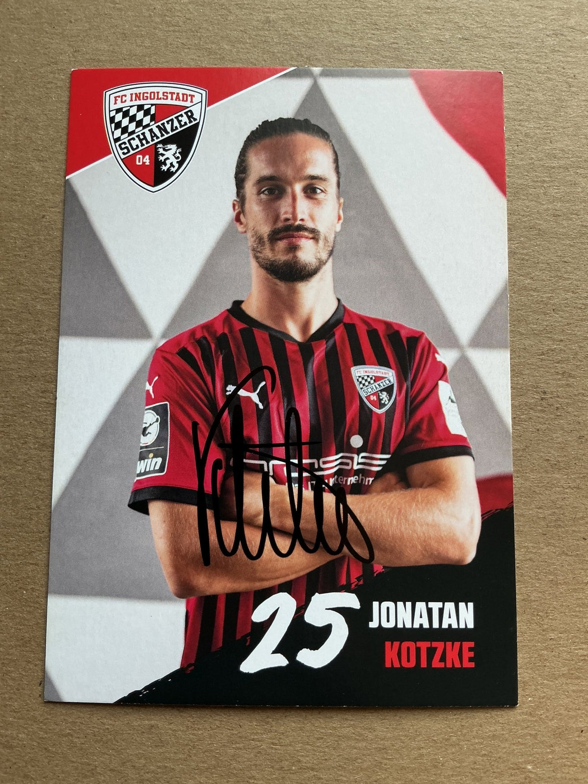 Jonatan Kotzke, Germany 🇩🇪 FC Ingolstadt 04 2020/21 hand signed - Autographs-World