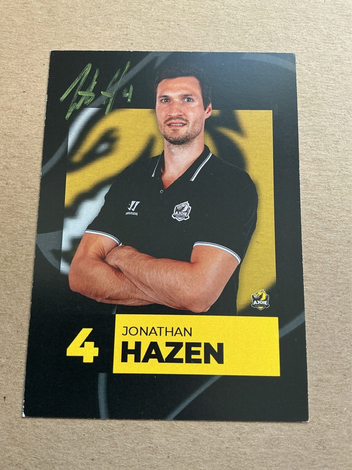 Jonathan Hazen, Canada 🇨🇦 HC Ajoie 2023/24 hand signed - Autographs-World