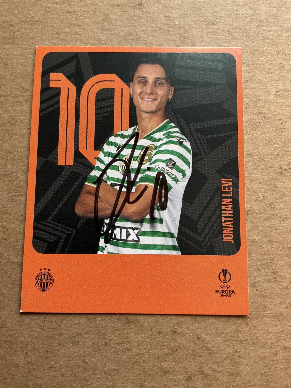 Jonathan Levi, Sweden 🇸🇪 Ferencvaros 2025/26 hand signed - Autographs-World