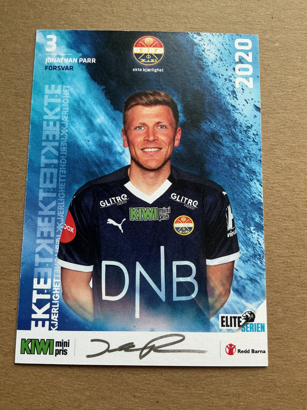 Jonathan Parr, Norway 🇳🇴 Strømsgodset IF 2020/21 hand signed - Autographs-World