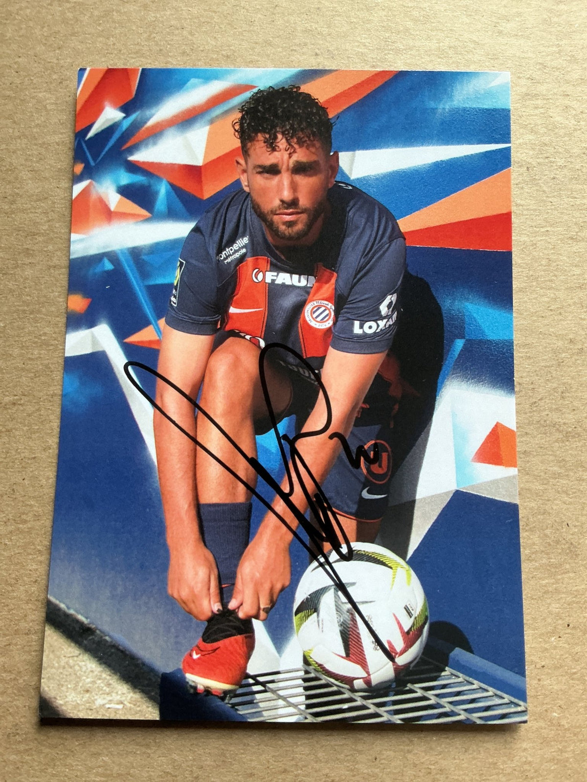 Jordan Ferri, France 🇫🇷 Montpellier HSC 2023/24 hand signed - Autographs-World