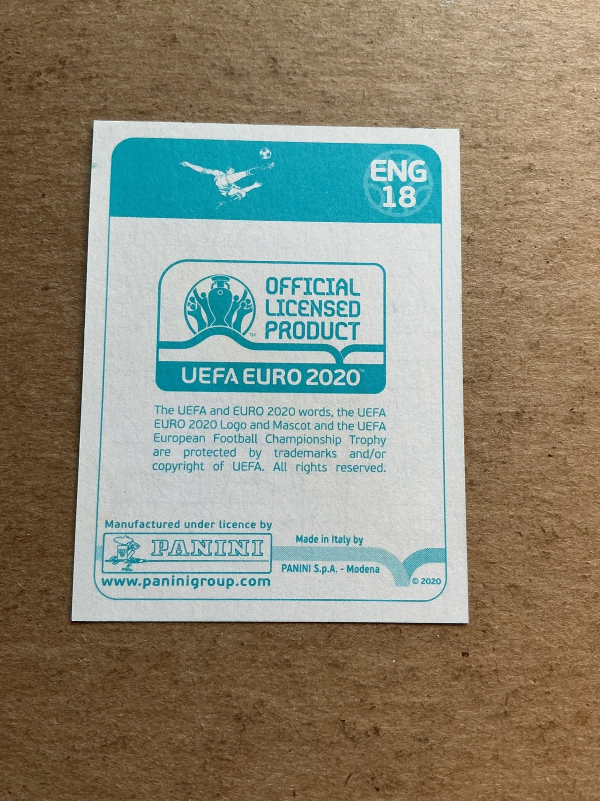 Jordan Henderson, England 🏴󠁧󠁢󠁥󠁮󠁧󠁿 UEFA Euro 2020 Panini hand signed - Autographs-World
