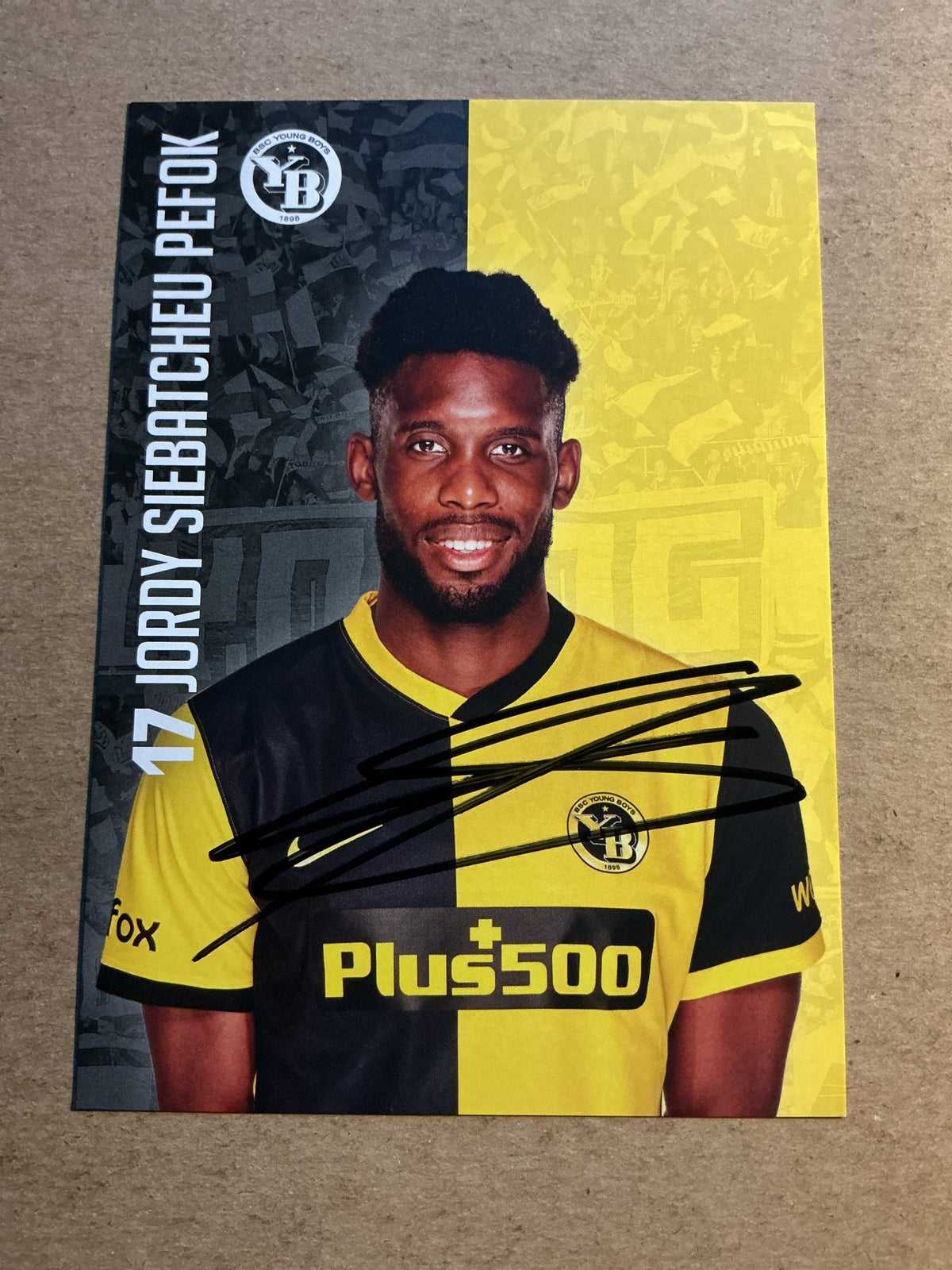 Jordan Pefok, USA 🇺🇸 BSC Young Boys 2021/22 hand signed - Autographs-World