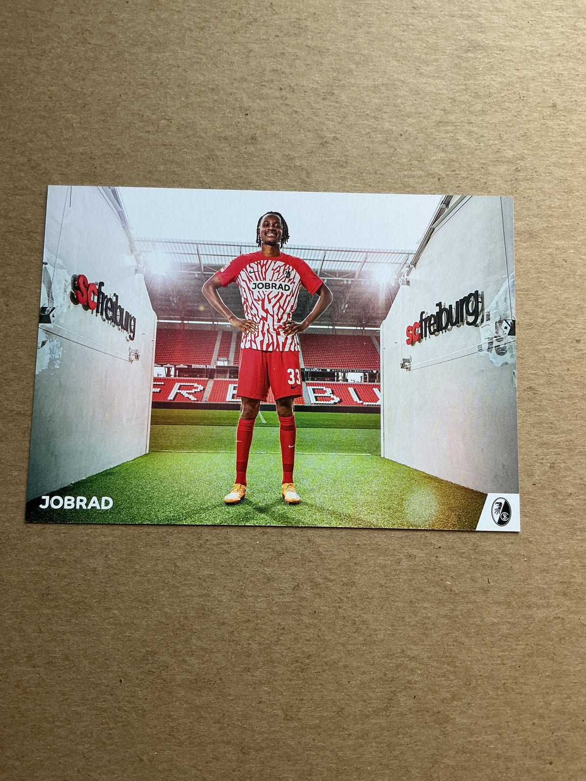 Jordy Makengo, France 🇫🇷 SC Freiburg 2023/24 hand signed - Autographs-World