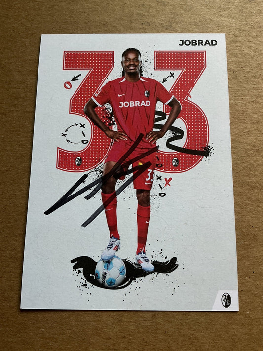 Jordy Makengo, France 🇫🇷 SC Freiburg 2024/25 hand signed - Autographs-World