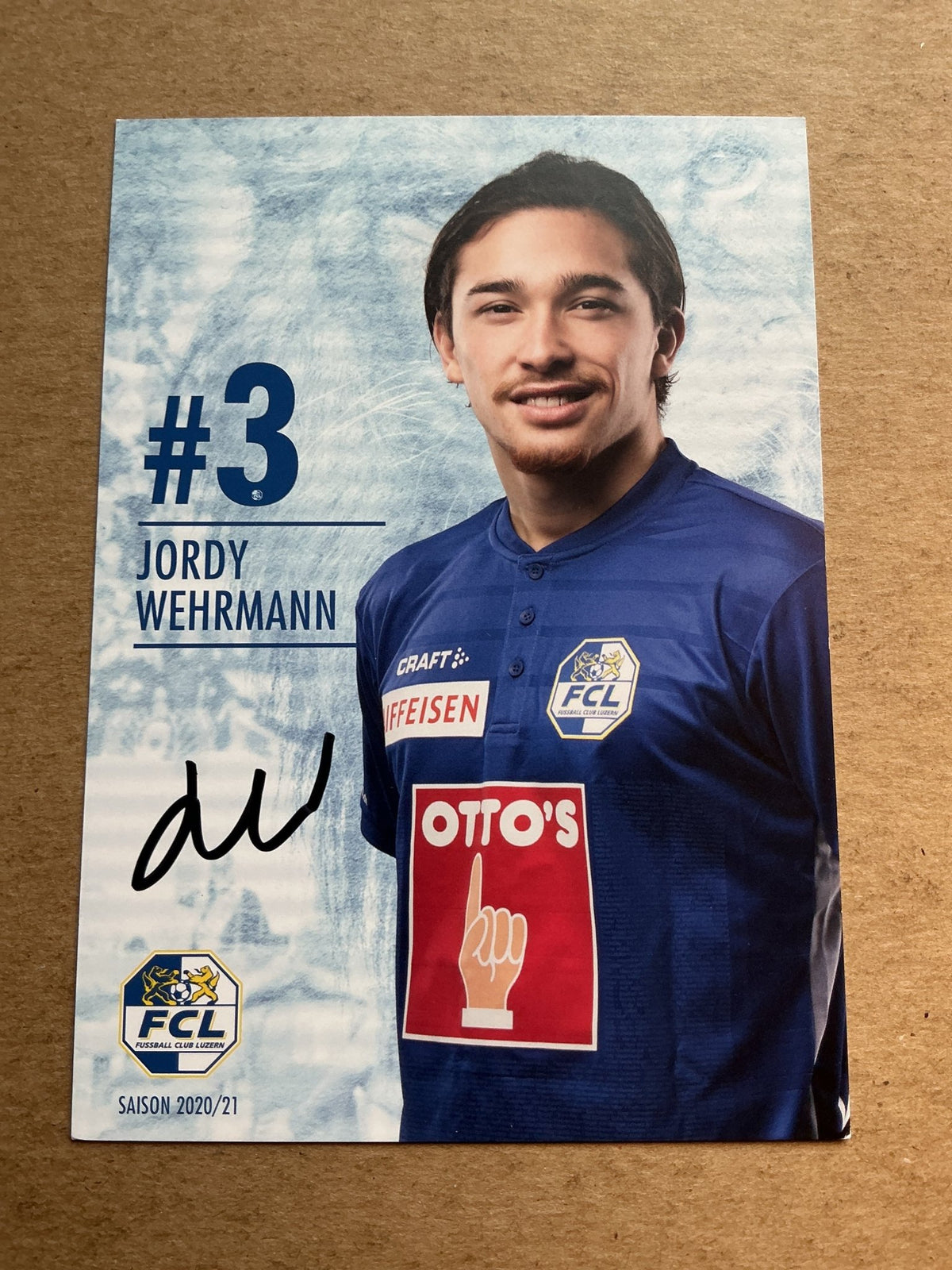 Jordy Wehrmann, Netherlands 🇳🇱 FC Luzern 2020/21 hand signed - Autographs-World