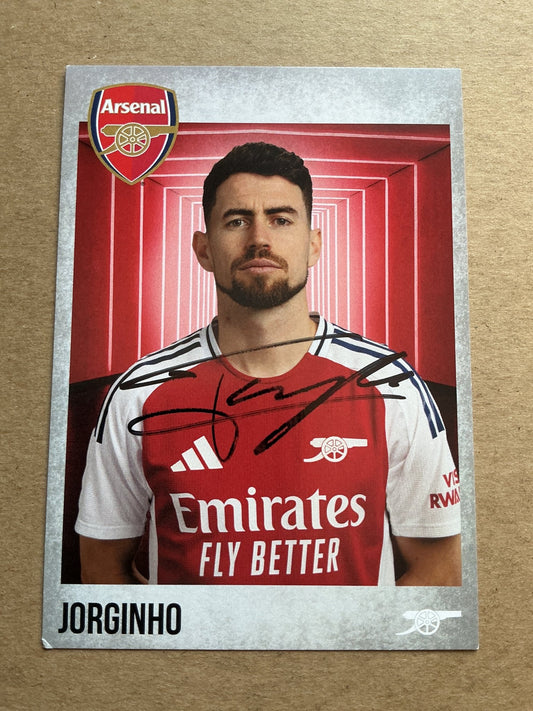 Jorginho, Italy 🇮🇹 Arsenal FC 2024/25 hand signed - Autographs-World