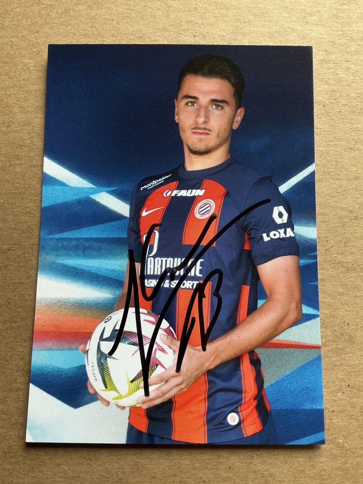 Joris Chotard, France 🇫🇷 Montpellier HSC 2023/24 hand signed - Autographs-World