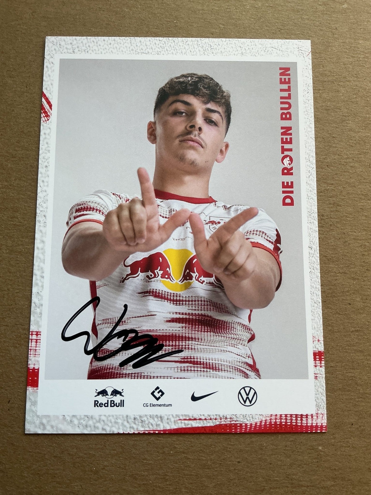 Joscha Wosz, Germany 🇩🇪 RB Leipzig 2021/22 hand signed - Autographs-World