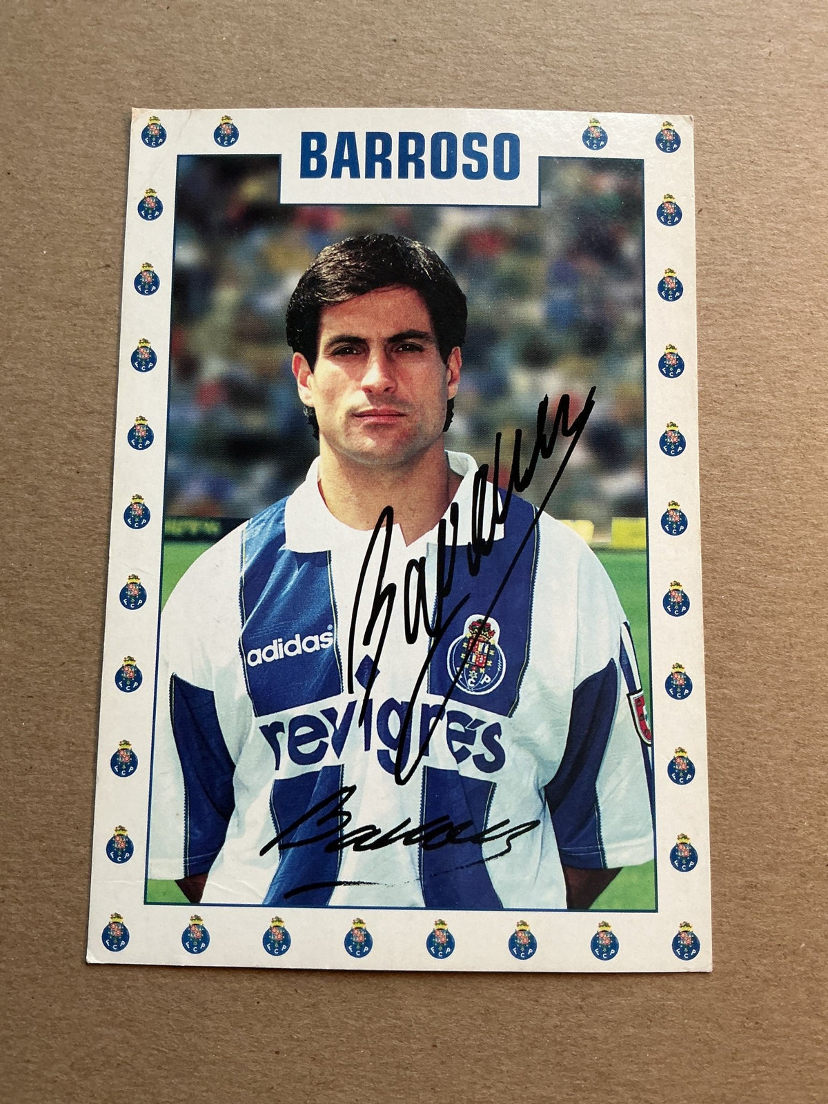 José Barroso, Portugal 🇵🇹 FC Porto 1996/97 hand signed - Autographs-World