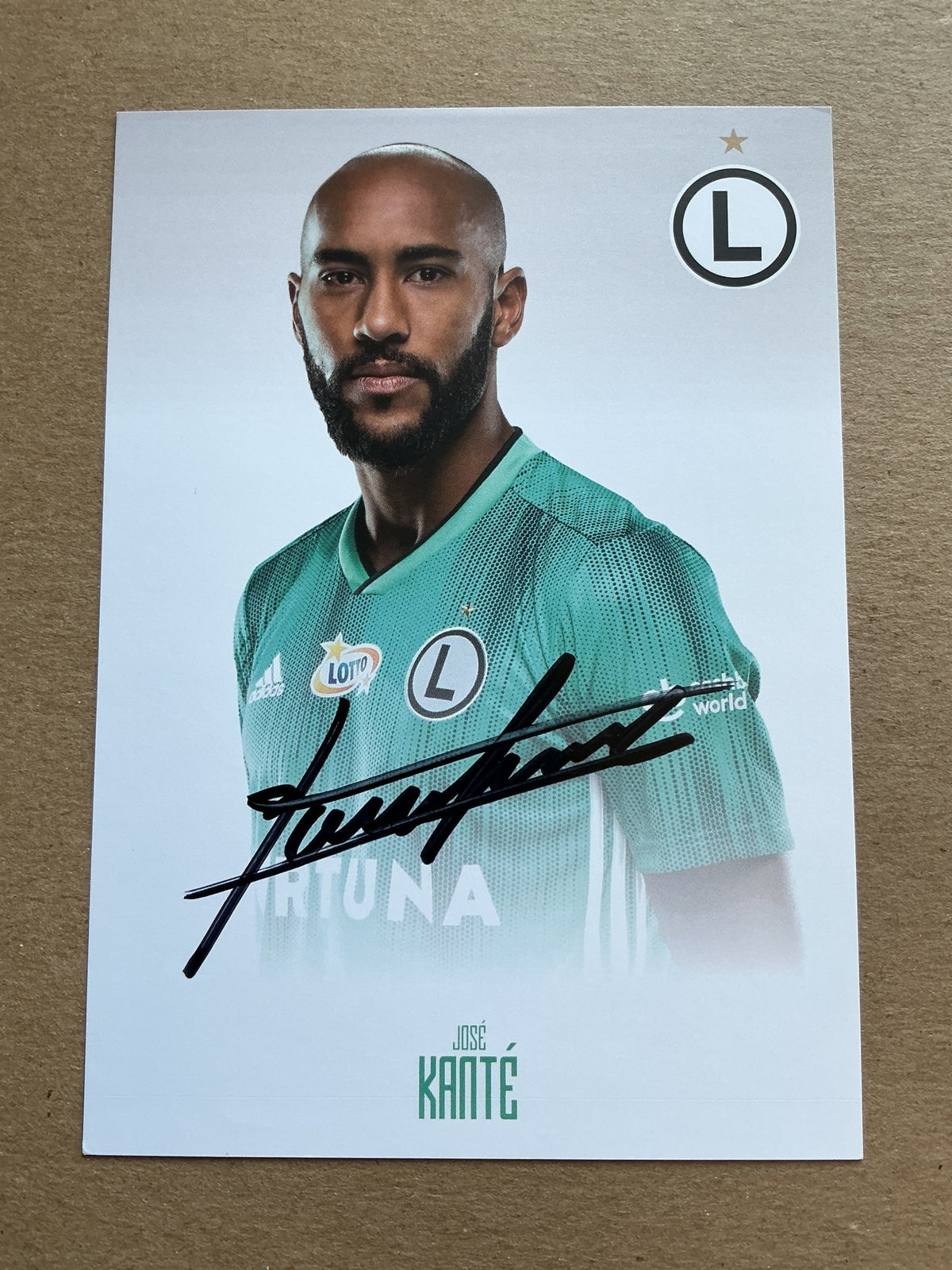 José Kanté, Guinea 🇬🇳 Legia Warszawa 2019/20 hand signed - Autographs-World