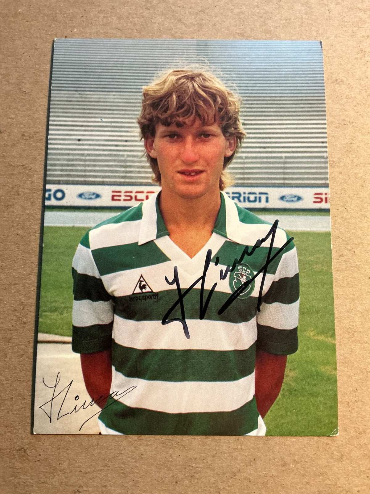 José Lima, Portugal 🇵🇹 Sporting CP 1985/86 hand signed - Autographs-World