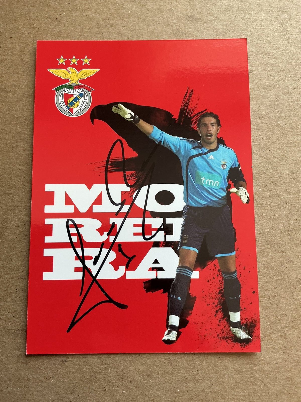 Jose Moreira, Portugal 🇵🇹 Benfica SL 2009/10 hand signed - Autographs-World