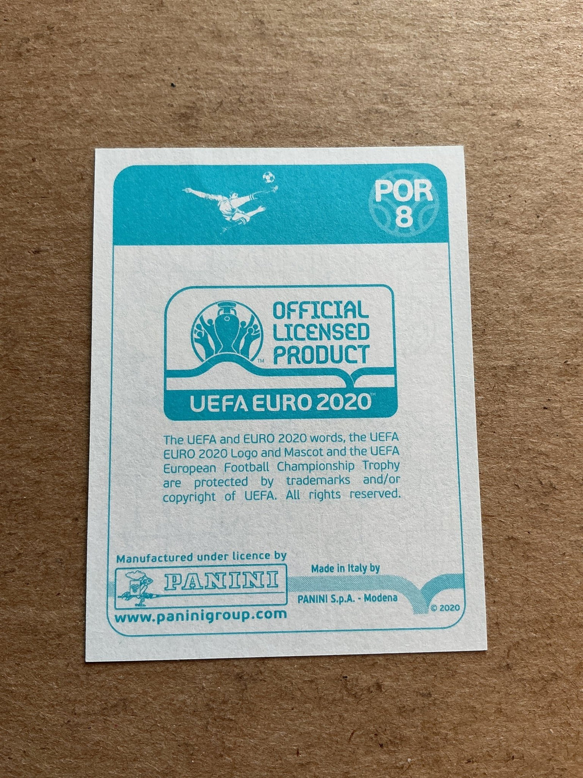 José Sá, Portugal 🇵🇹 UEFA Euro 2020 Panini hand signed - Autographs-World