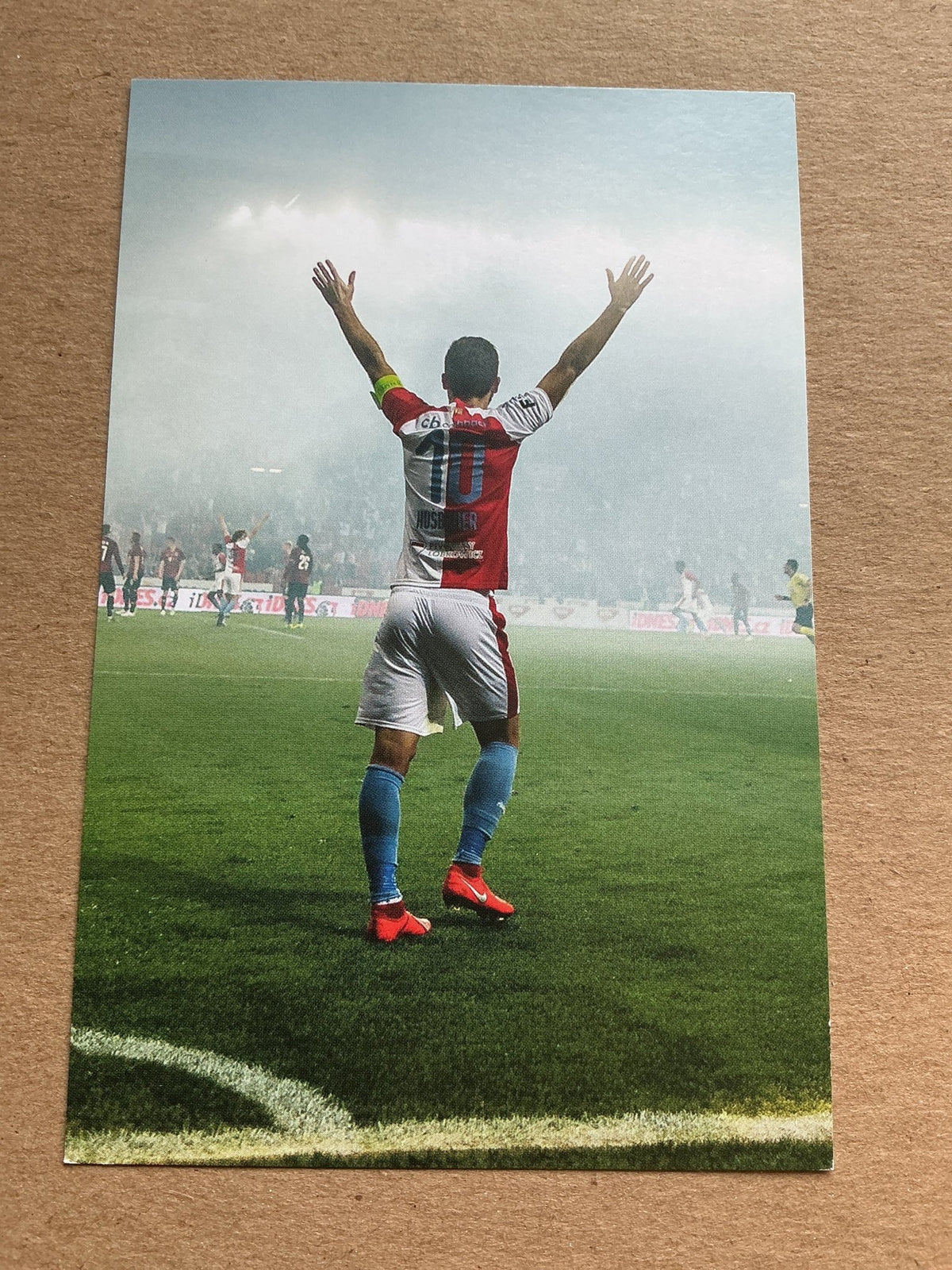 Josef Hušbauer, Czech Republic 🇨🇿 SK Slavia Prague 2019/20 hand signed - Autographs-World
