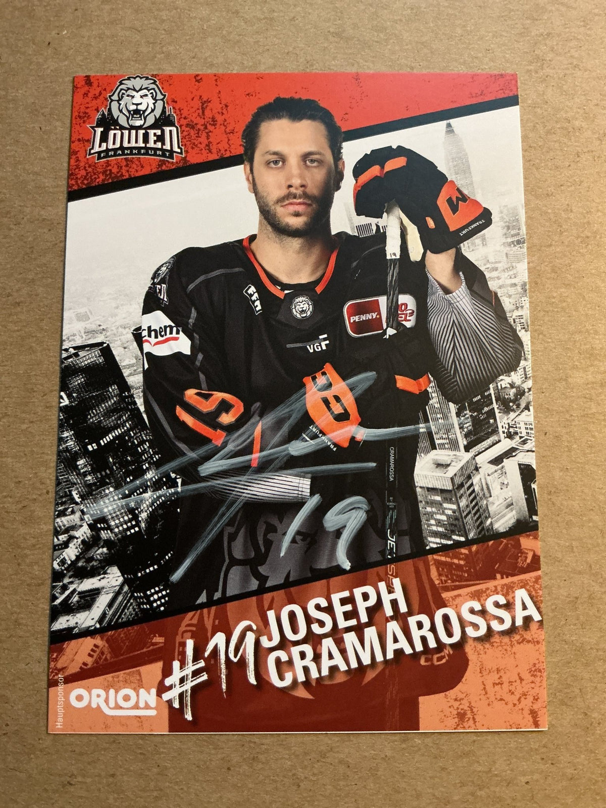 Joseph Cramarossa, Canada 🇨🇦 Löwen Frankfurt 2023/24 hand signed - Autographs-World