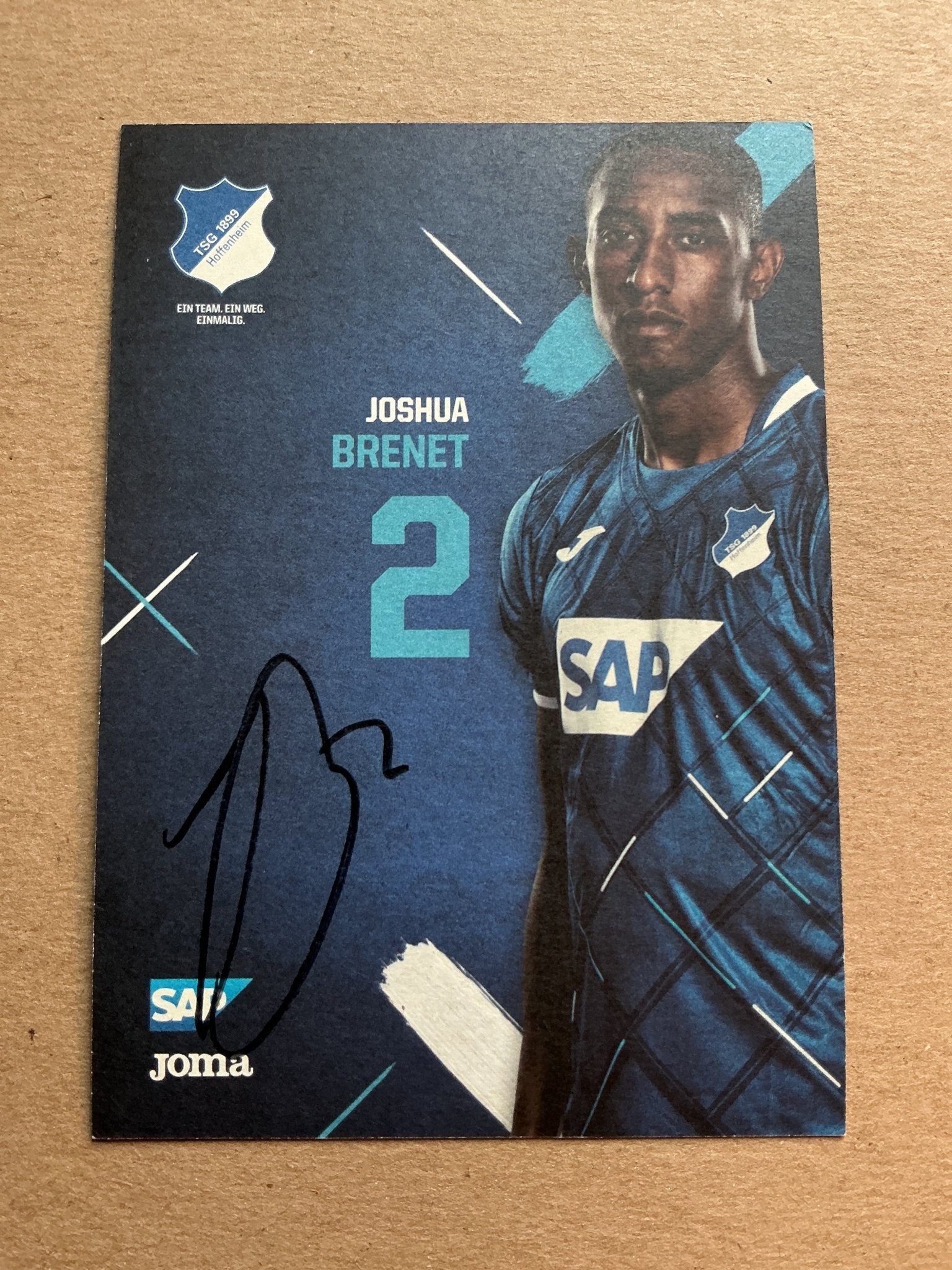 Joshua Brenet, Netherlands 🇳🇱 TSG 1899 Hoffenheim 2019/20 hand signed - Autographs-World