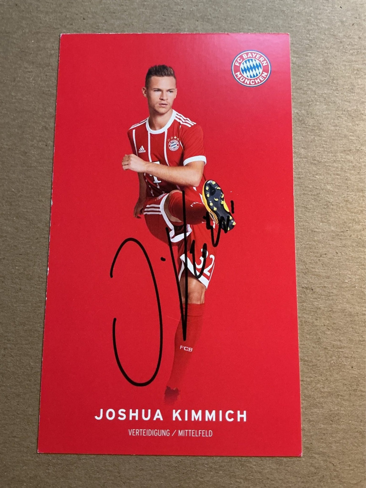 Joshua Kimmich, Germany 🇩🇪 FC Bayern München 2017/18 hand signed - Autographs-World