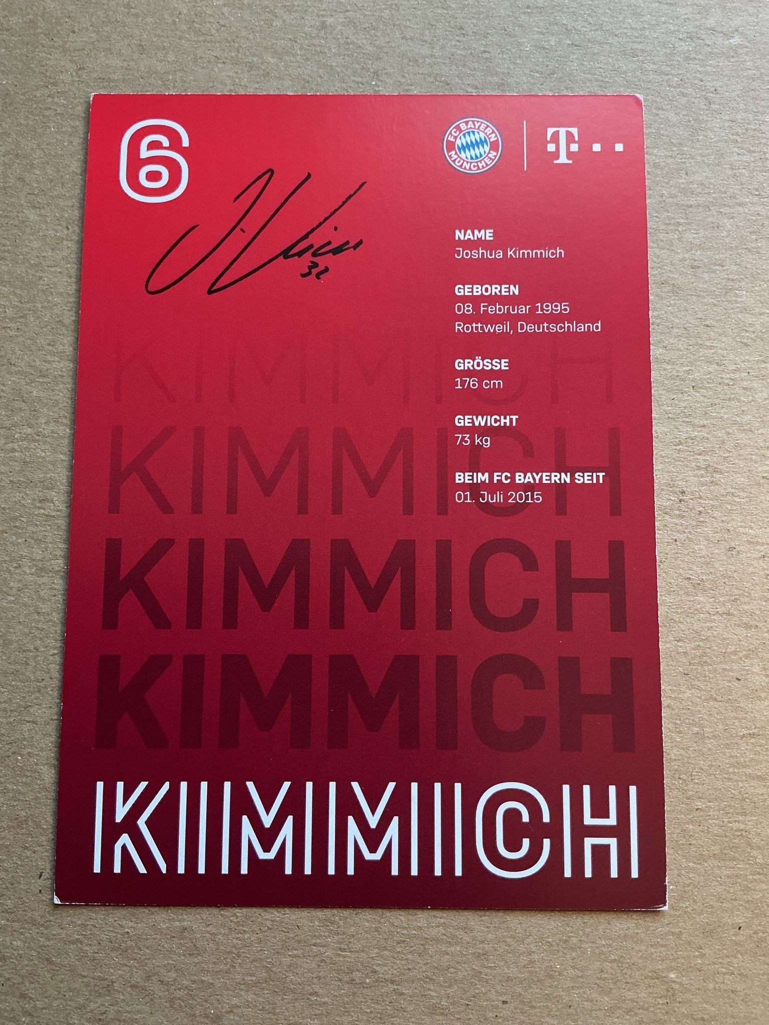 Joshua Kimmich, Germany 🇩🇪 FC Bayern München 2020/21 hand signed - Autographs-World