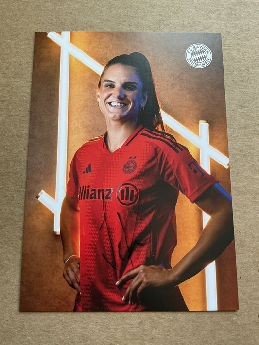 Jovana Damnjanovic, Serbia 🇷🇸 FC Bayern Munich 2024/25 hand signed - Autographs-World